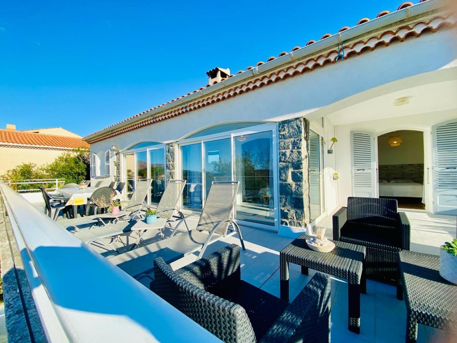 Villa Montalbo Vue Mer De 2 A 10 Personnes Cargèse Extérieur photo