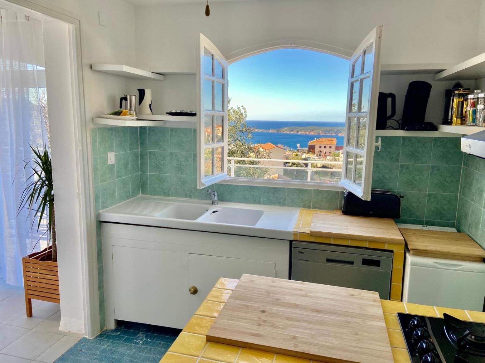 Villa Montalbo Vue Mer De 2 A 10 Personnes Cargèse Extérieur photo