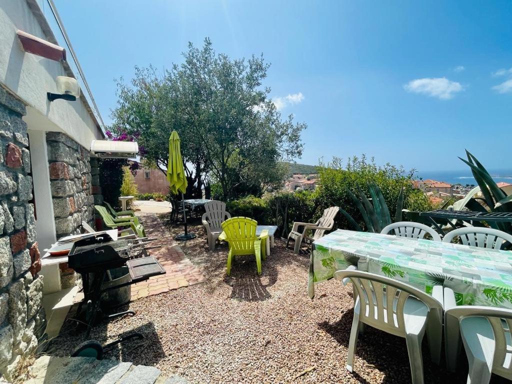 Villa Montalbo Vue Mer De 2 A 10 Personnes Cargèse Extérieur photo